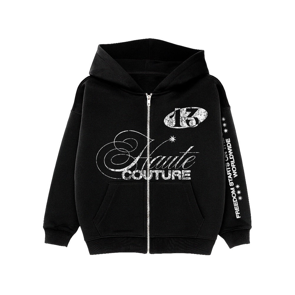 SUDADERA -  REBELLION ZIP