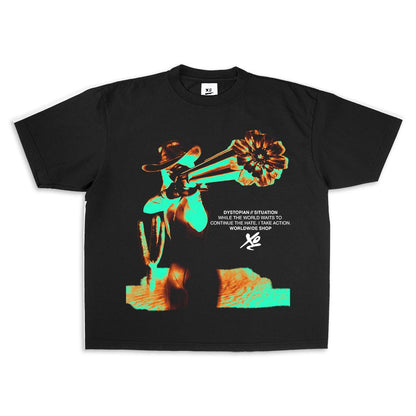 CAMISETA -  GUNS FLOWER